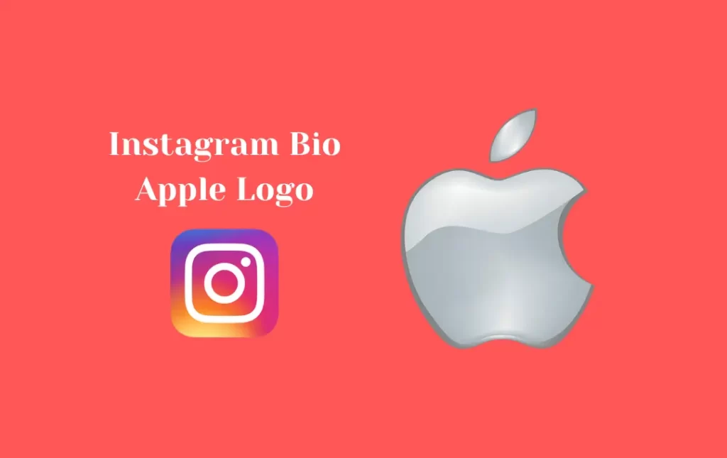 Instagram Bio Apple Logo
