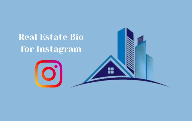 Best Real Estate Bio for Instagram | Top Real Estate Agents Instagram Bio