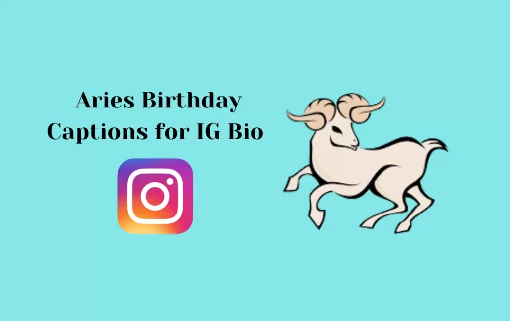  Aries Birthday Captions for IG Bio