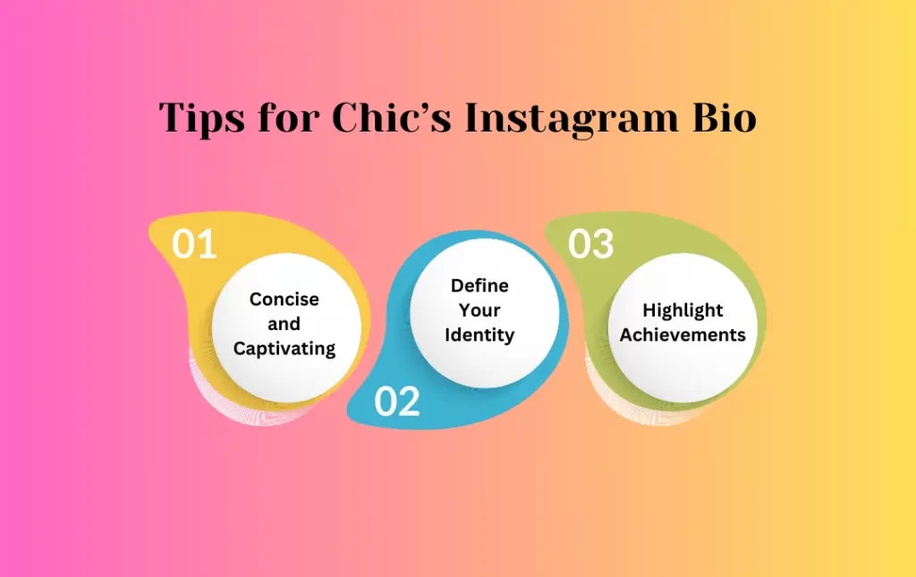 Infographics: Tips for Chic’s Instagram Bio