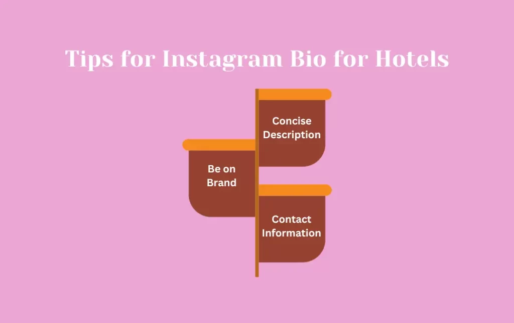 Infographics: Tips for Instagram Bio for Hotels