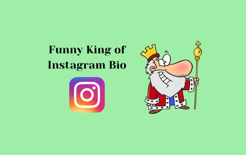 Funny King of Instagram Bio
