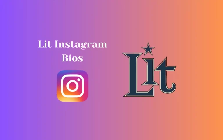Best Lit Instagram Bios | Lit Captions for Instagram