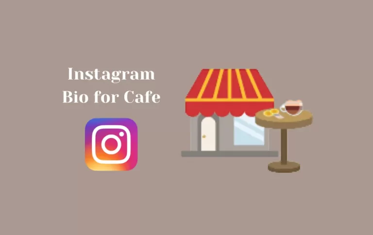 Best Instagram Bio for Cafe | Cafe Captions for Instagram Bio
