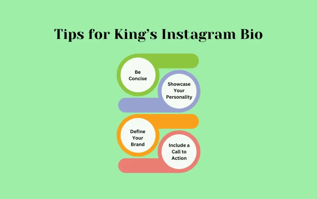 Infographics: Tips for King’s Instagram Bio