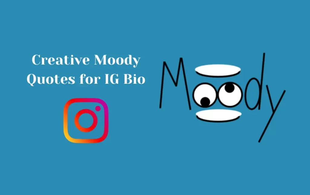 Creative Moody Quotes for IG Bio