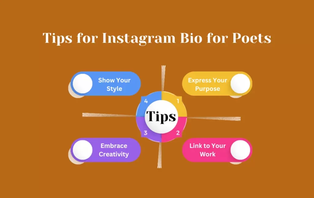 Infographics: Tips for Instagram Bio for Poets
