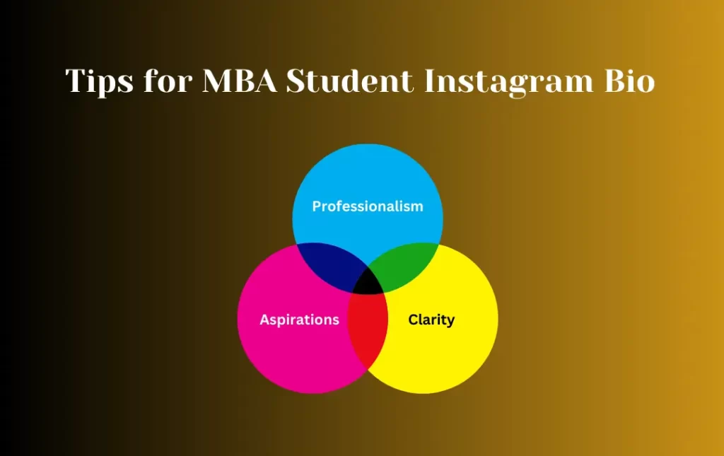 Infographics: Tips for MBA Student Instagram Bio 