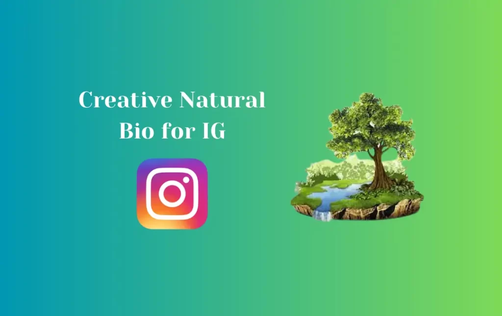 Creative Natural Bio for IG