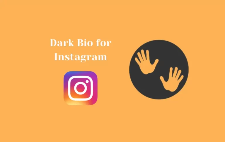 Best Dark Bio for Instagram | Aesthetic Dark Bio & Caption for IG