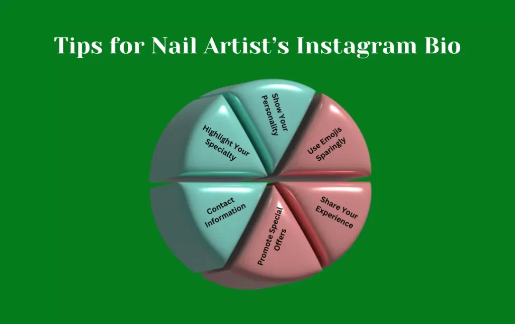 Infographics: Tips for Nail Artist’s Instagram Bio