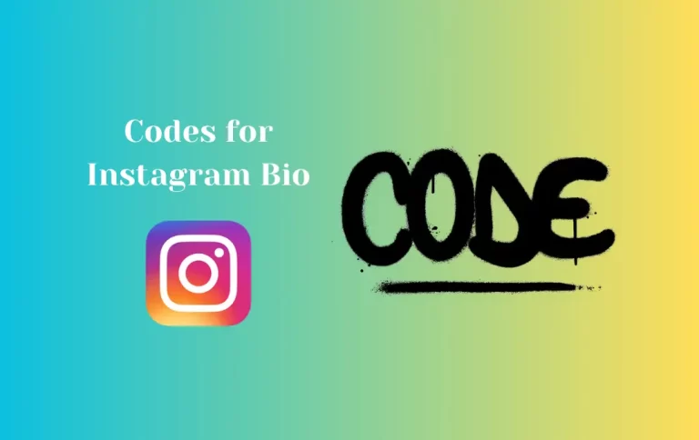 Best Codes for Instagram Bio | Latest Codes for Instagram Bio