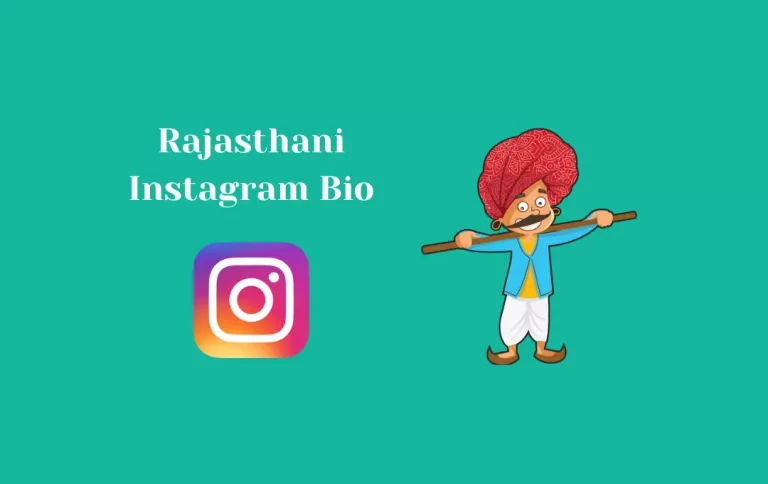 Awesome Rajasthani Instagram Bio | Rajasthani Bio for Instagram