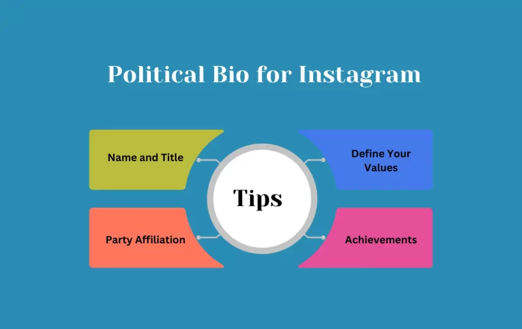 Infographics: Tips for  Political Bio for Instagram