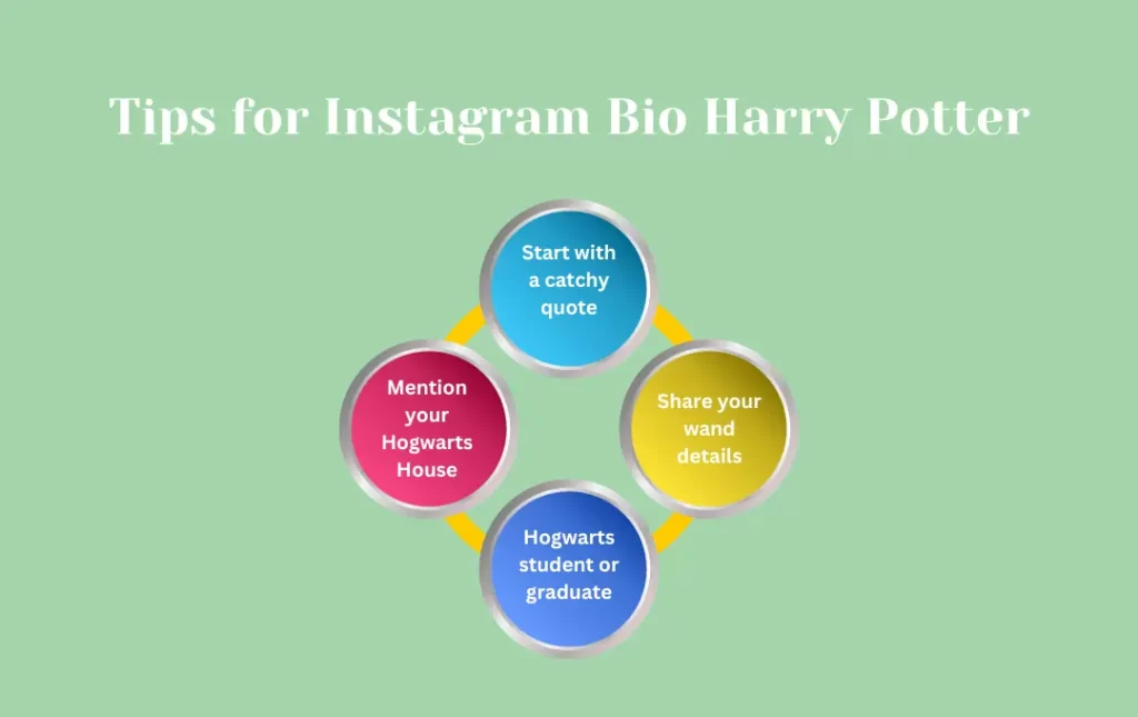 Infographics: Tips for Instagram Bio Harry Potter