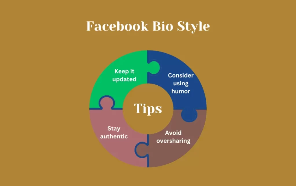 Infographics : Tips for Facebook Bio Style