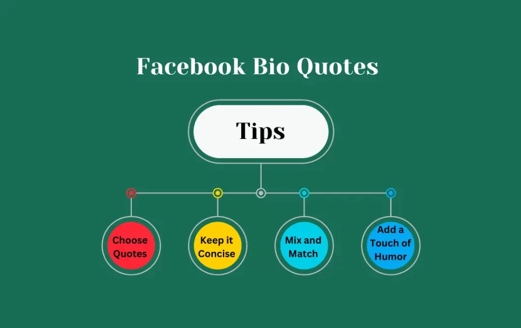 Infographics: Tips for Facebook Bio Quotes 