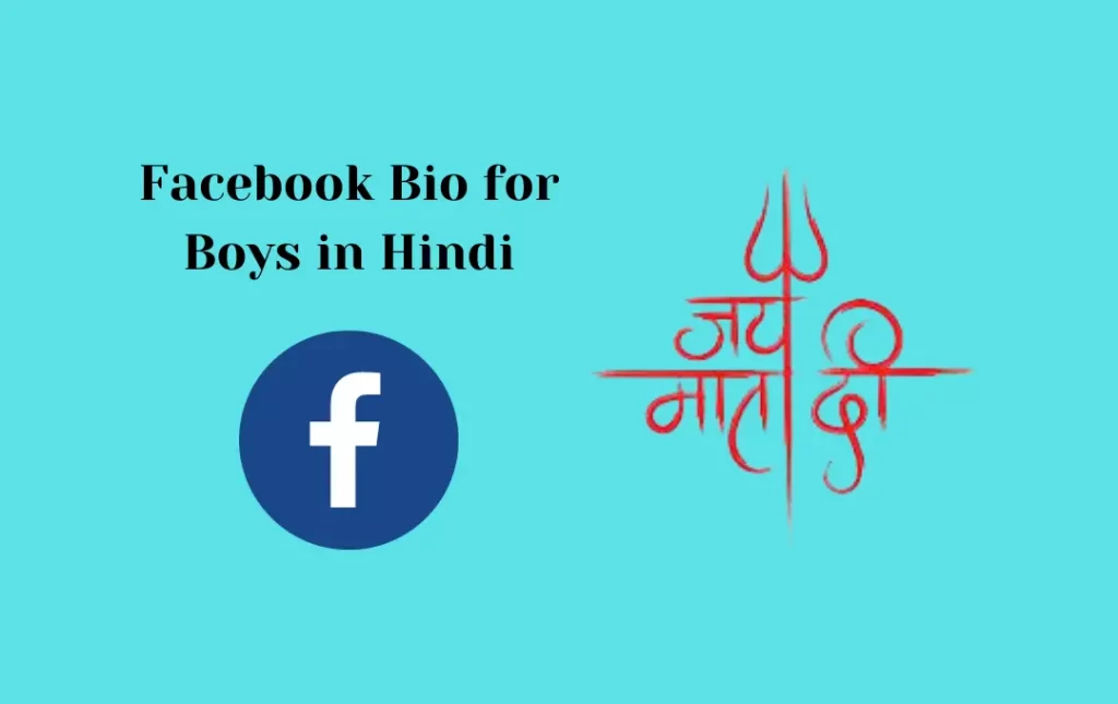 Facebook Bio for Boys in Hindi