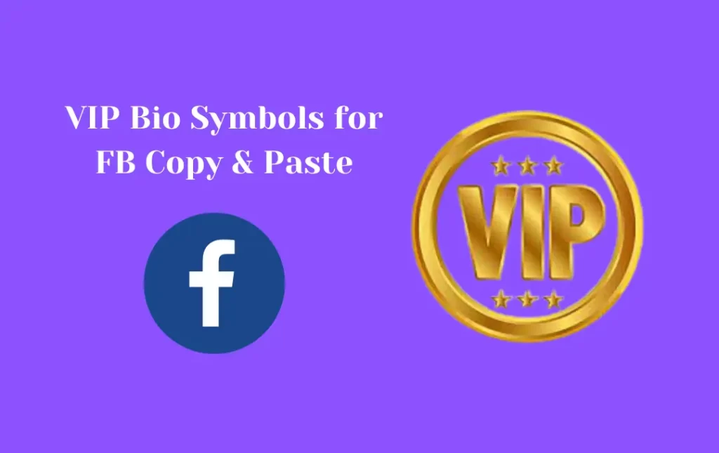 VIP Bio Symbols for FB Copy & Paste