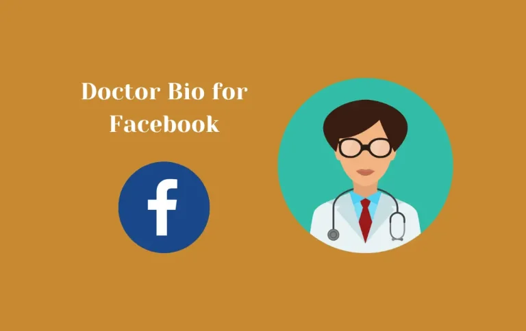 Professional Doctor Bio for Facebook | Top Medical Bio for Facebook