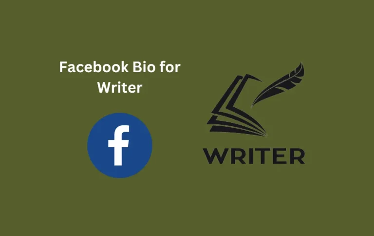 Best Facebook Bio for Writer | Top Writer Bio for Facebook