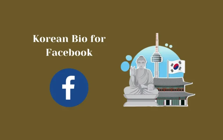 Best Korean Bio for Facebook | Stylish Korean Facebook Bio for BTS Lovers