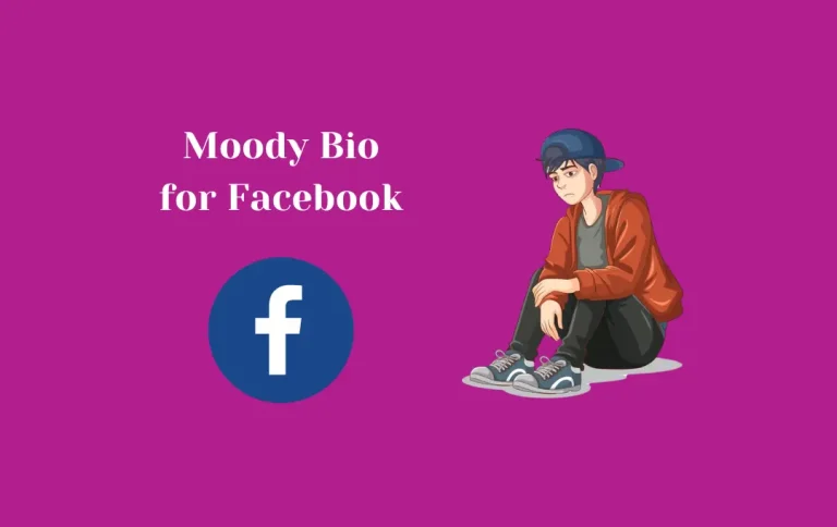 Best Moody Bio for Facebook | Awesome & Top Moody Facebook Bios