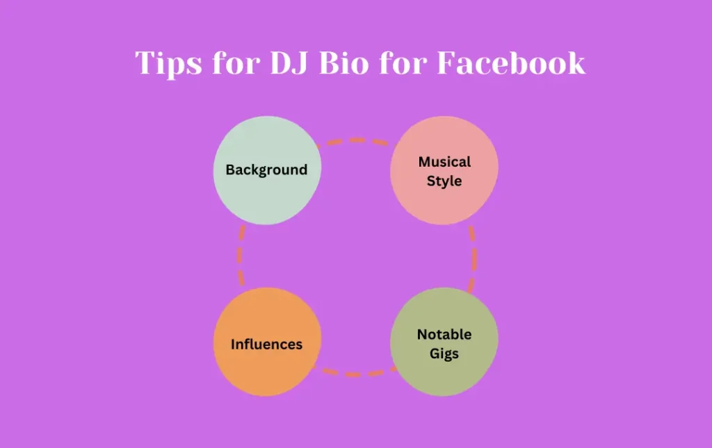 Infographics: Tips for DJ Bio for Facebook