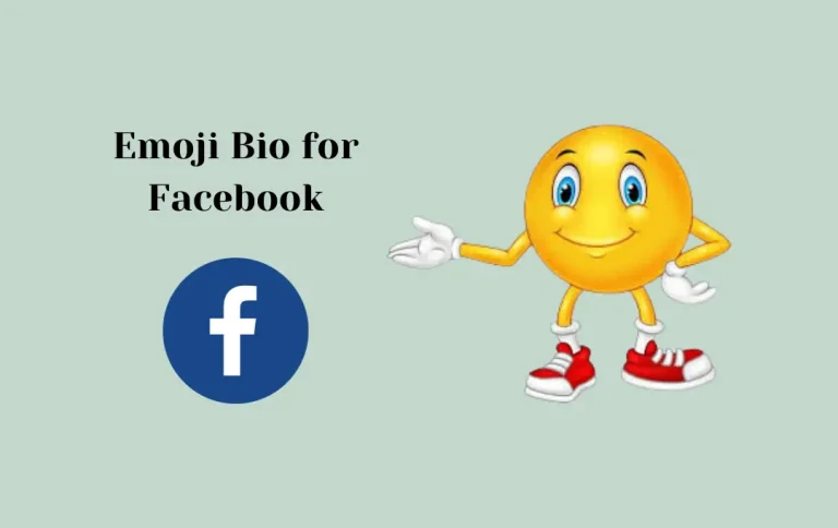 Best Emoji Bio for Facebook | Stylish & Vip Emoji Bio for FB