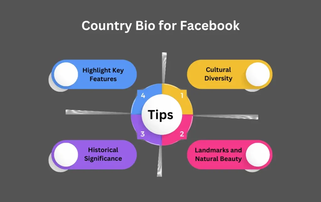 Infographics: Tips for Country Bio for Facebook
