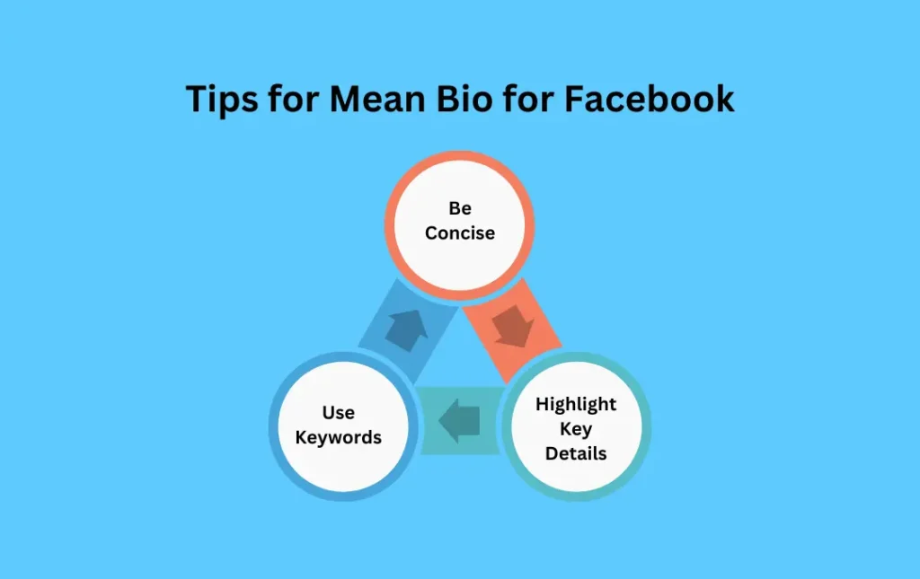 Infographics: Tips for Mean Bio for Facebook