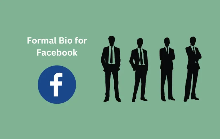 Best Formal Bio for Facebook | Top & Professional FB Formal Bios in 2024