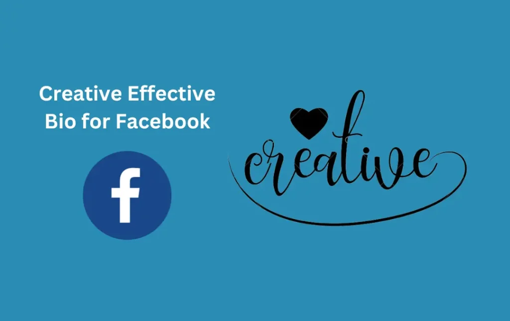 Creative Effective Bio for Facebook