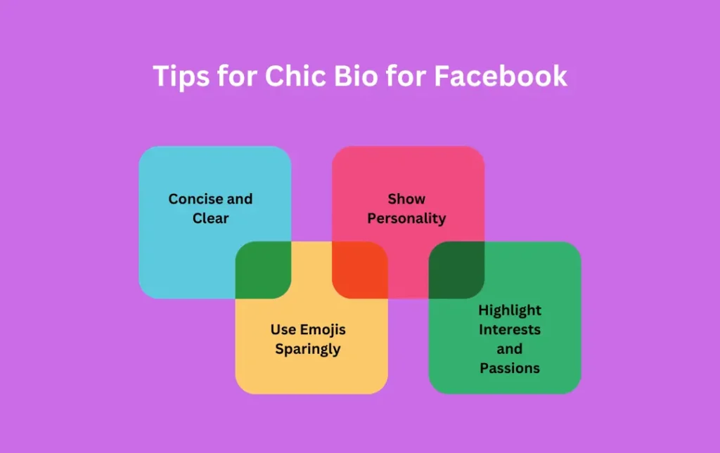 Infographics: Tips for Chic Bio for Facebook